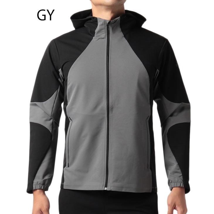 DESCENTE フード付きスキーウェア グレー/ブラック DESCENTE（デサント） ジャケット メンズ スポーツウェア アウター