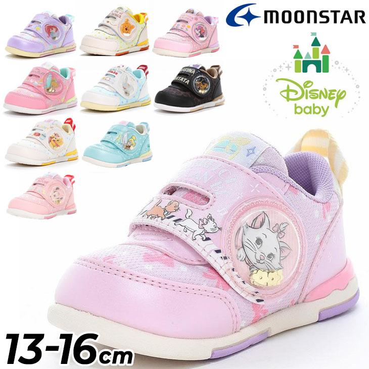 MoonStar ディズニー ベビーシューズ キッズ スニーカー 13-16cm 子供