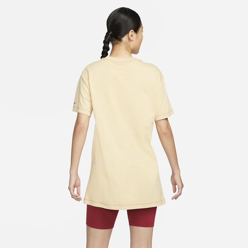 NIKE 半袖トレーナー生地ワンピース、 ドライフットフォーキング