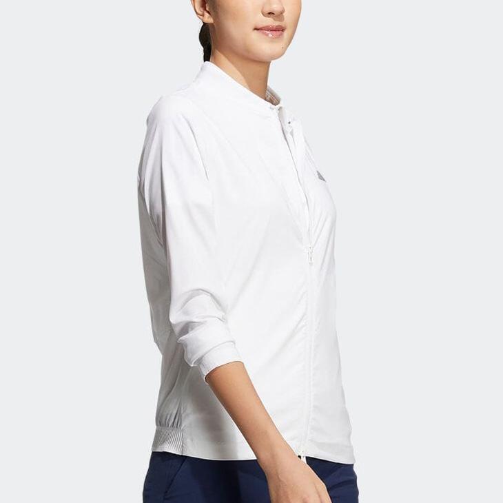 新品　Mサイズ　アディダスゴルフ　長袖ジャケット　白　ホワイト　レディース adidas アディダス ゴルフジャケット レディース GOLFHEAT. RDY