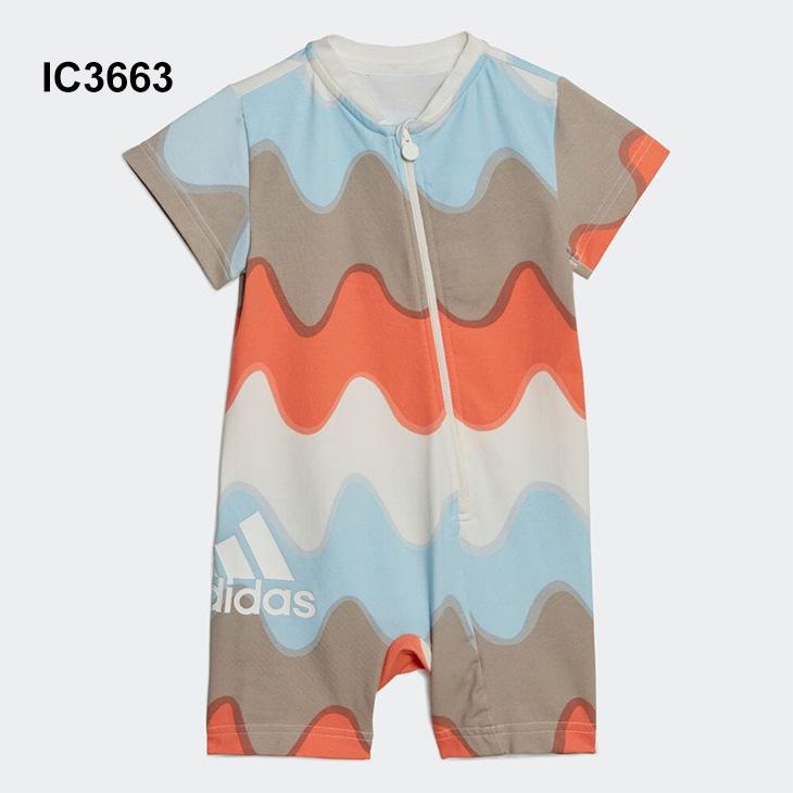 adidas marimekko コラボ ロンパース カバーオール 80 完売必須☆adidas × Marimekko コラボ ベビーロンパース 2色