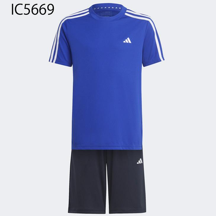 adidas（アディダス） キッズ 半袖Tシャツ ハーフパンツ 上下 140