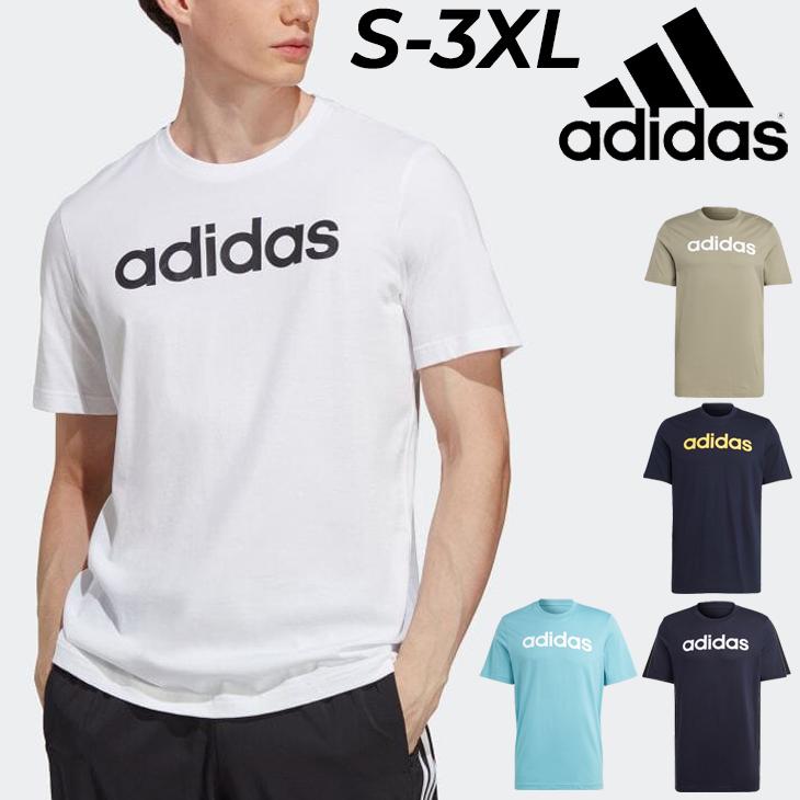 adidas（アディダス） 半袖 Tシャツ メンズ ロゴ プリントT スポーツ
