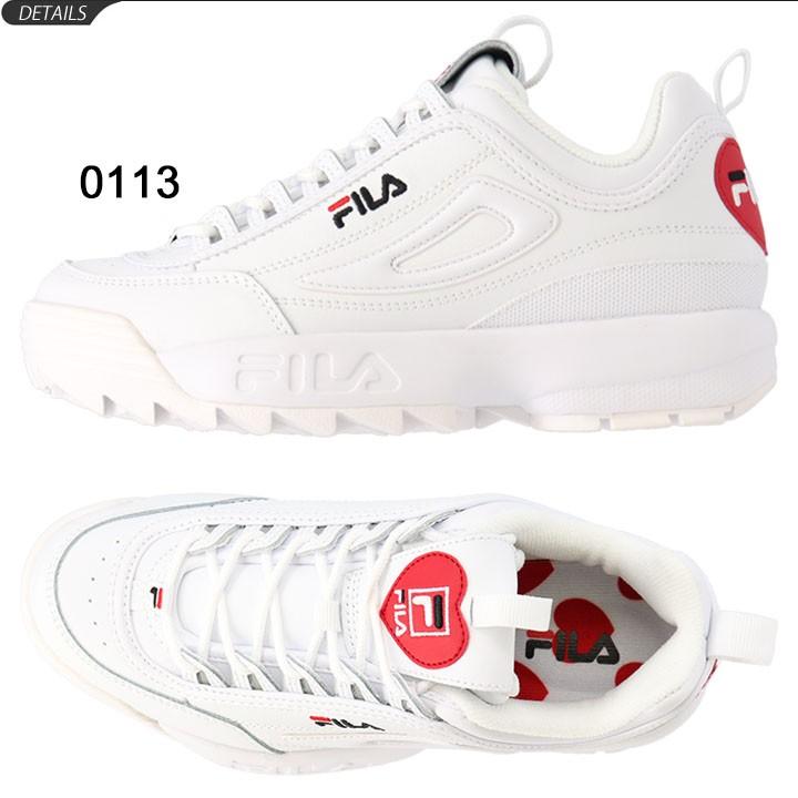 ダッドスニーカー レディース シューズ フィラ Fila ディスラプター2 ハート 女性用 23 24 5cm 厚底 スポーティ カジュアル ストリート F0500 F0500 World Wide Market 通販 Yahoo ショッピング