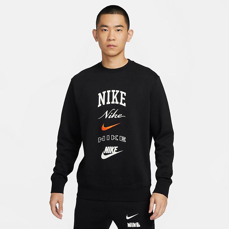 NIKE - ナイキ トレーナー スウェット クロップド丈 長袖 裏フリース ロゴ L 黒 NIKE - ナイキ トレーナー スウェット クロップド丈 長袖 裏