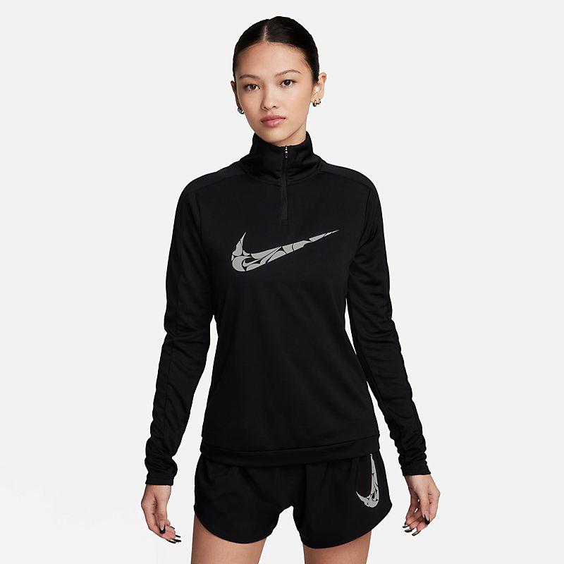 NIKE（ナイキ） 長袖シャツ レディース NIKE Dri-FIT 1/4ジップ ミッド