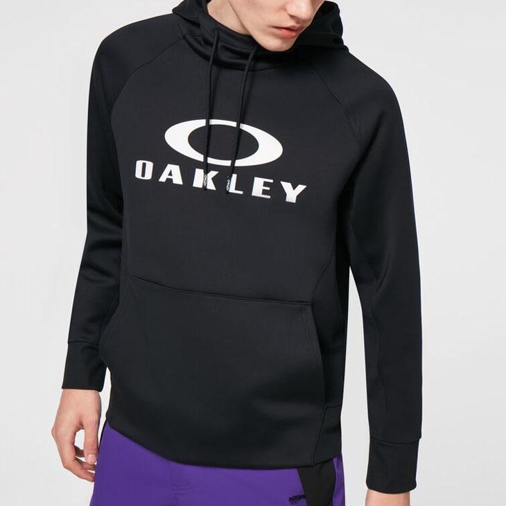 【美品】オークリー Oakley パーカー ウィンドブレーカー Mメンズ 紺黒 OAKLEY（オークリー） マウンテンパーカー ウインドブレーカー