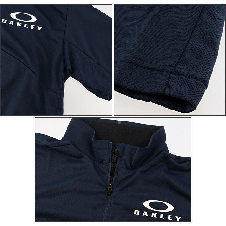【OAKLEY／オークリー】吸汗速乾 半袖ハーフジップ モックネックシャツ XL OAKLEY 半袖 ハーフジップシャツ メンズ/オークリー ENHANCE SS