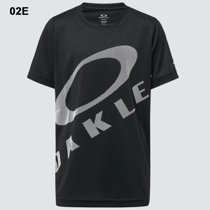 キッズ 半袖 Tシャツ 130-160cm  子供服 オークリー OAKLEY スポーツウェア 吸汗速乾 クルーネック 丸首 子ども 男の子 女の子 トップス ビッグロゴ/FOA403488｜w-w-m｜02