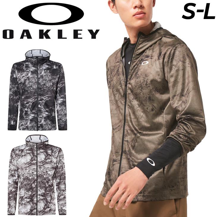 ◇オークリー◇OAKLEY◇吸水速乾◇フード付◇ジャケット◇Lサイズ◇ブラック◇ OAKLEY オークリー スウェット 上下 メンズ セットアップ