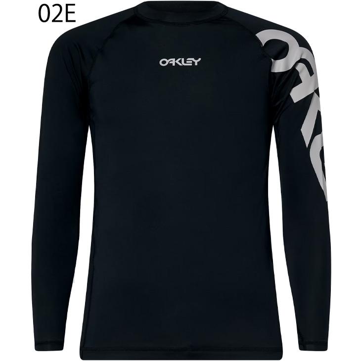 OAKLEY（オークリー） ラッシュガード 長袖 メンズ クルーネック