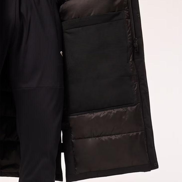 OAKLEY パフォーマンスフィット ベンチコート JPN L ブラック OAKLEY ベンチコート キッズ ジュニア 130-160cm 子供服