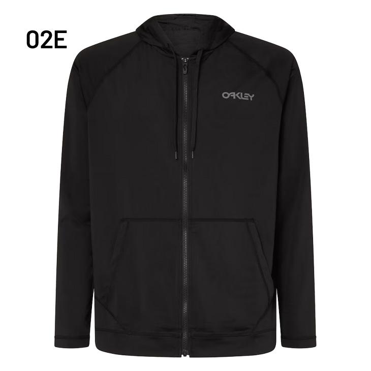 OAKLEY（オークリー） ラッシュガード 長袖 メンズ フルジップ