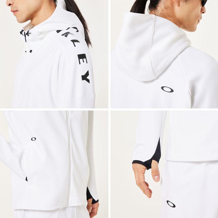 Oakley FOA407555 ホワイトジャケット L。 OAKLEY（オークリー） ジャージ ジャケット メンズ OAKLEY Enhance