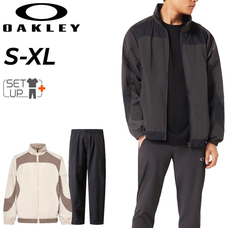 新品 OAKLEY オークリー上下セット ウィンドウォームジャケット&パンツ M OAKLEY ウィンドブレーカー 裏起毛 メンズ 上下セット