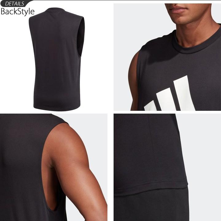 adidas タンクトップ ノースリーブ Tシャツ メンズ アディダス M