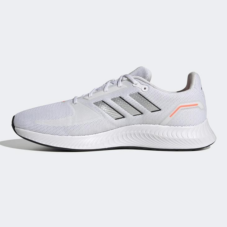 さ*か様 adidas JQ0255 ランニングシューズ ホワイト/グレー/ブラ さ*か様 adidas JQ0255 ランニングシューズ ホワイト/グレー