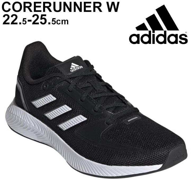 ランニングシューズ レディース Adidas アディダス Corerunner W ジョギング トレーニング 黒 ブラック Leb66 女性 スポーツ シューズ カジュアル Fy5946 Fy5946 World Wide Market 通販 Yahoo ショッピング
