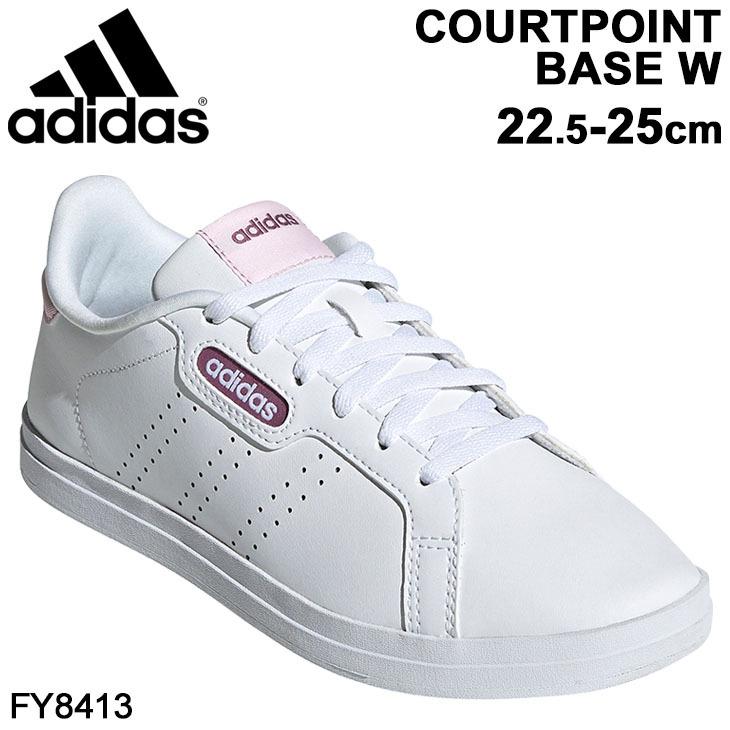 スニーカー レディース コートスタイル シューズ Adidas アディダス Courtpoint Base W スポーティ Lex78 白 ホワイト ピンク 女性 靴 くつ Fy8413 0qpd Fy8413 World Wide Market 通販 Yahoo ショッピング