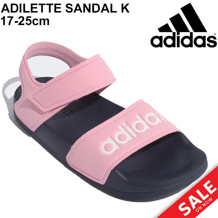 スポーツサンダル キッズ シューズ ジュニア 女の子 子供靴 Adidas アディダス Adilette Sandal K アディレッタ ピンク ストラップサンダル G G World Wide Market 通販 Yahoo ショッピング