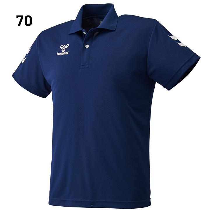 hummel（ヒュンメル） 半袖 ポロシャツ メンズ チームポロシャツ 吸汗
