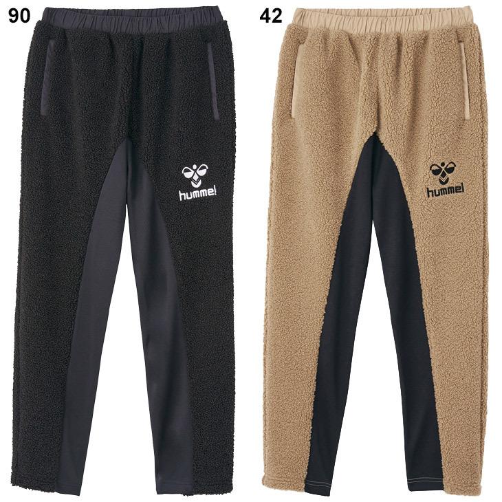 ボアロングパンツ 保温 メンズ/Hummel ヒュンメル PLAY BOA PANTS/スポーツウェア ボトムス 男性 カジュアル 普段使い 長ズボン/HAP8228P｜w-w-m｜02