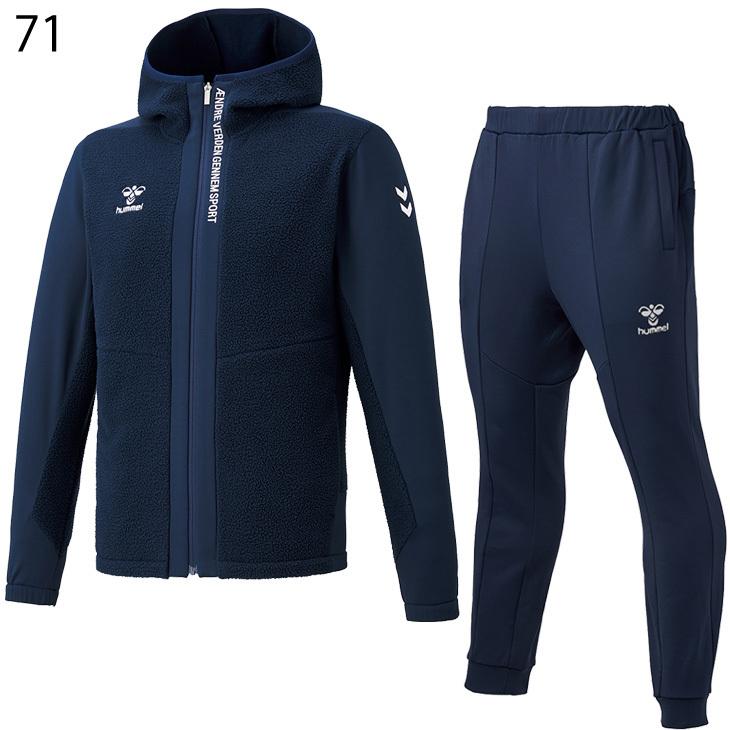hummel（ヒュンメル） トレーニングウェア 上下セット メンズ フリース