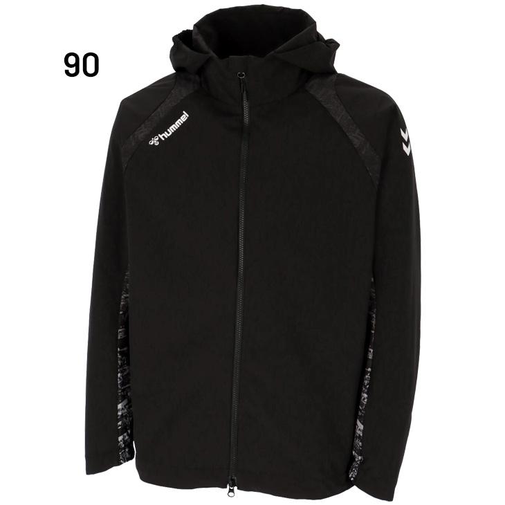 アストンヴィラ hummel ナイロンジャケット DWS 収納フード付　古着 hummel（ヒュンメル） ジャケット フード付き メンズ ウーブン