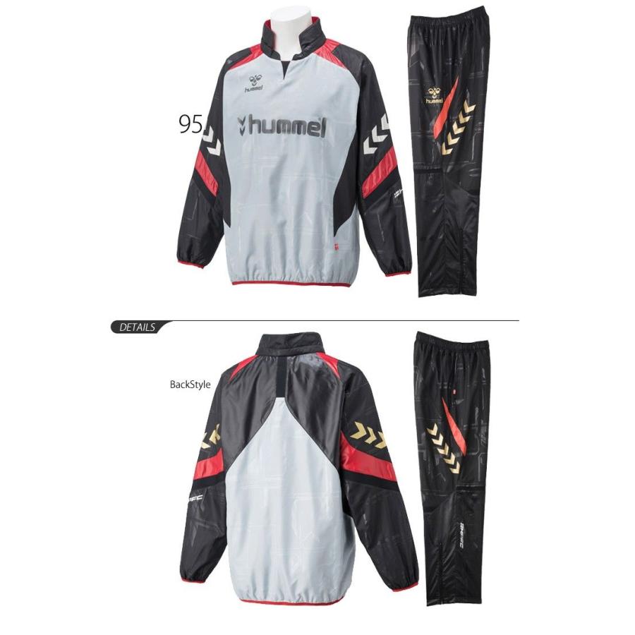 ヒュンメル サッカー ピステ シャツパンツセット hummel ピステ上下セット メンズ ヒュンメル ウインドシャツ