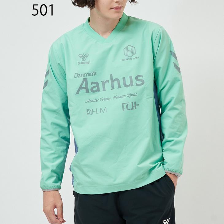 ビンテージhummelヒュンメルKNUVERS海外古着長袖サッカーシャツ XXL