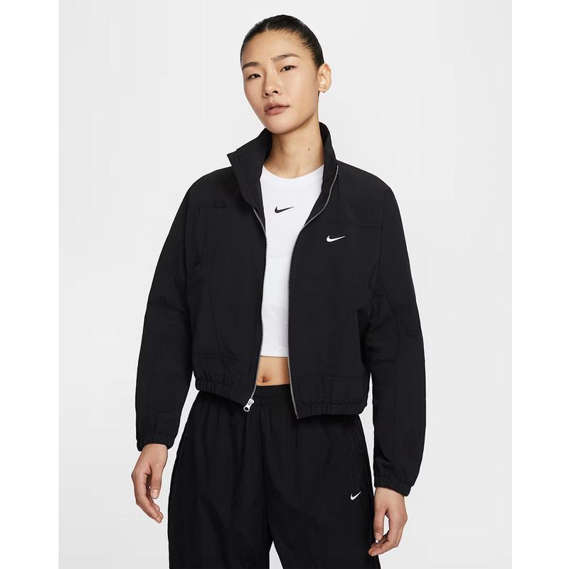 NIKE（ナイキ） ナイロン ジャケット クロップド丈 レディース