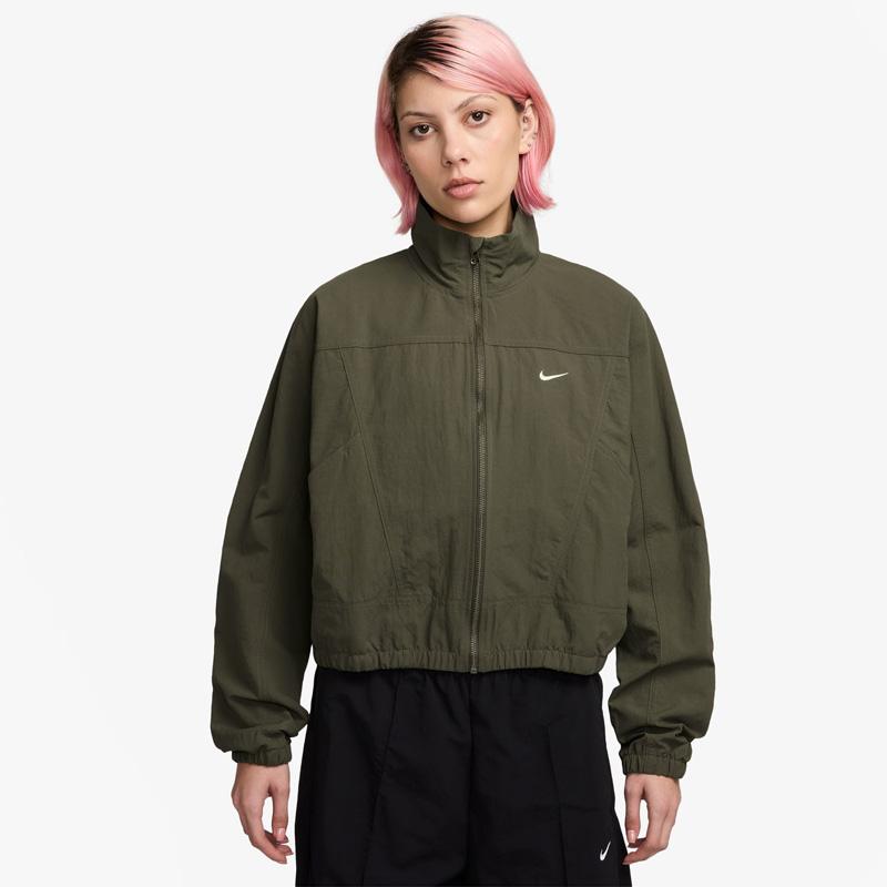 NIKE ナイキ ナイロン ジャケット クロップド丈 レディース