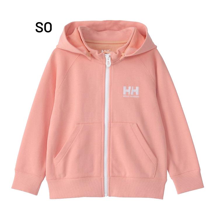 ヘリーハンセン キッズ パーカー 長袖 スウェット HELLYHANSEN フルジップ フーディー 130-150cm 子供服 裏毛 スエット アウトドア カジュアル /HJ32407の画像