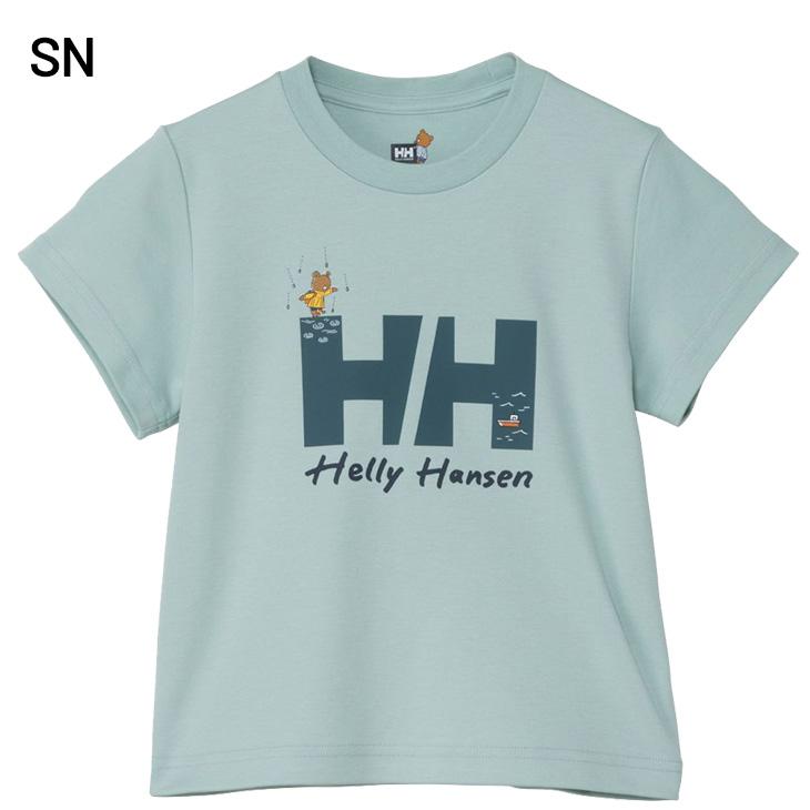 HELLY HANSEN（ヘリーハンセン） キッズ 半袖 Tシャツ ロゴヘリーベア