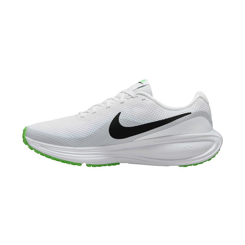 ナイキ　ホワイト メッシュ ランニングシューズ NIKE（ナイキ） ランニングシューズ メンズ レボリューション 8