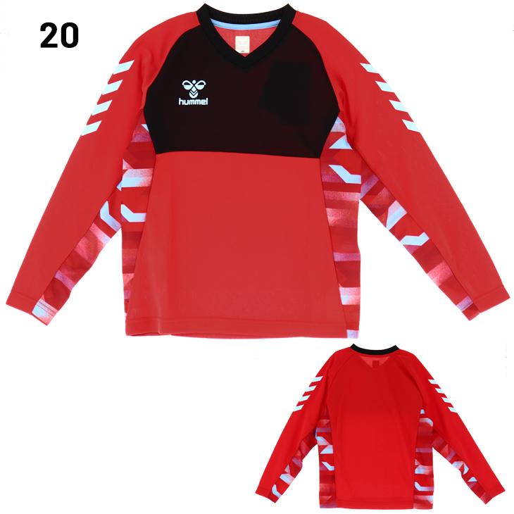 Hummel 長袖シャツ Lサイズ 赤黒 ゲン】ガンバ大阪 PRO L/S