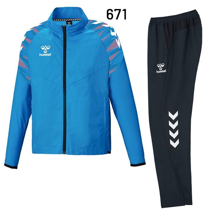 ヒュンメル　中綿ハイブリッドジャケット・パンツセット/Mサイズ hummel ヒュンメル ジャージ 上下 メンズ トレーニングウェア