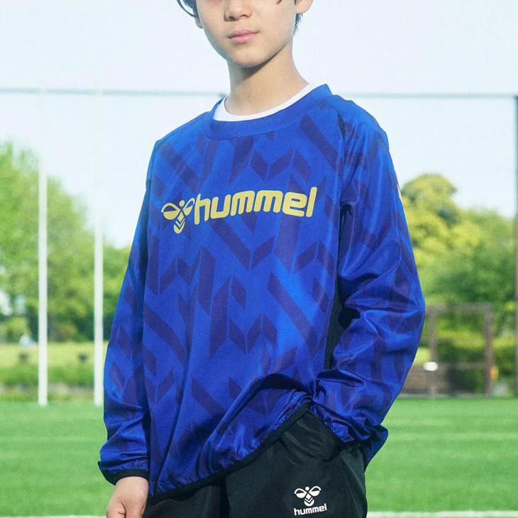 シャツ ヒュンメル キッズ ピステ 上下セット hummel ジュニア 長袖