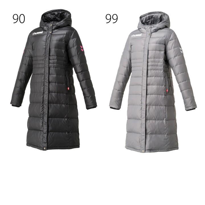 hummel レディース ロングダウンコート ベンチコート ヒュンメル hummel レディース ロングダウンコート ベンチコート ヒュンメル