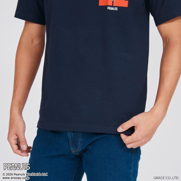 Hanes（ヘインズ） 半袖 Tシャツ メンズ スヌーピーコラボ パックT