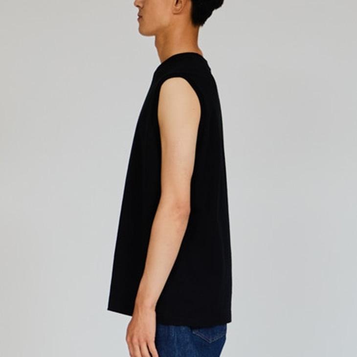 Hanes ヘインズ ノースリーブシャツ メンズ KURO スリーブレスT