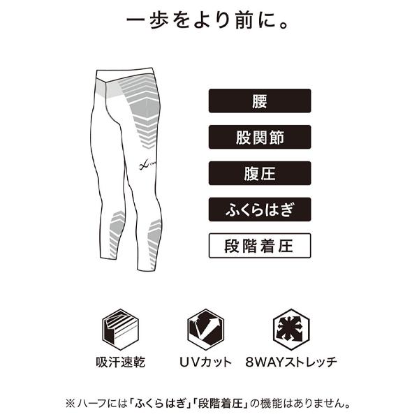 スポーツタイツ コンプレッション ハーフタイツ（4分丈）スパッツ