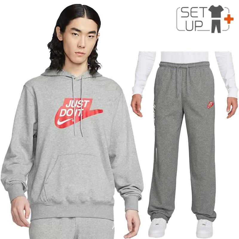 【完売モデル】NIKE スウェット セットアップ　JUST DO IT【L】 NIKE（ナイキ） スウェット メンズ 上下 クラブ プルオーバーパーカー