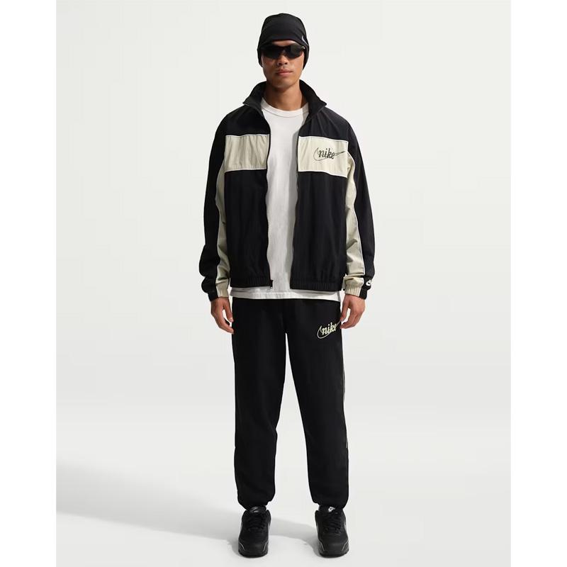 Nike ブラック ウィンドブレーカー＆パンツセット NIKE（ナイキ） ウィンドブレーカー 上下 メンズ NIKE DF FORM GFX