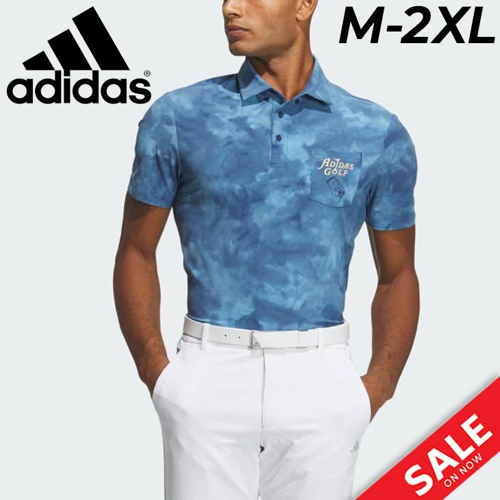 G/FORE タイダイプリント ポロシャツ adidas（アディダス） 半袖 ポロシャツ メンズ ゴルフウェア adidas