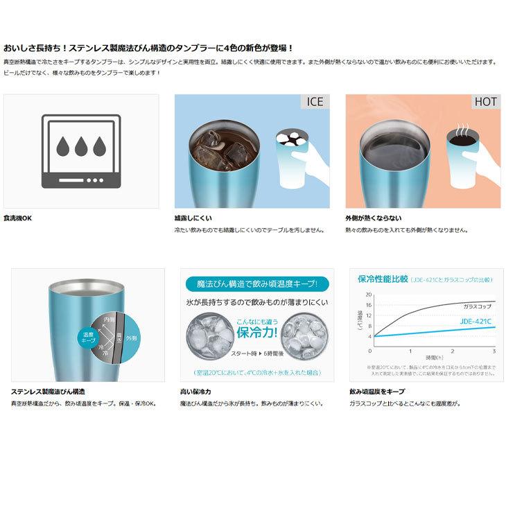 THERMOS サーモス 真空断熱タンブラー 420ml ふた セット 保温