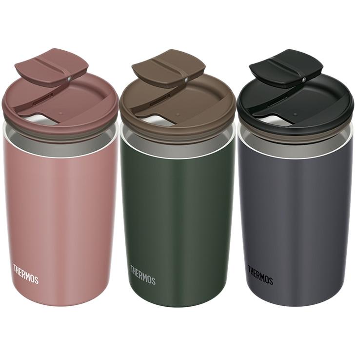THERMOS（サーモス） 真空断熱タンブラー 400ml フタ付き 保温 保冷
