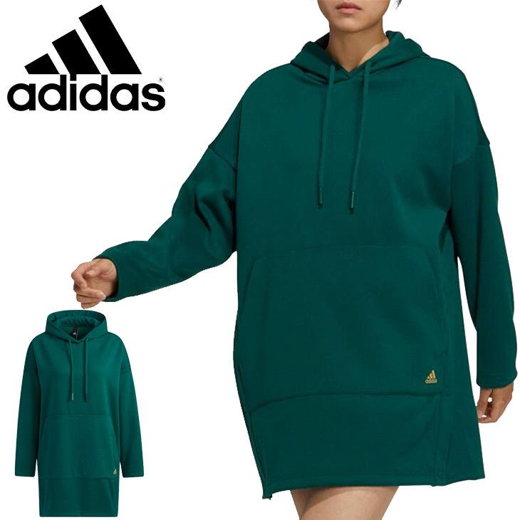 adidas（アディダス） ロングパーカー レディース W PRSVE フード