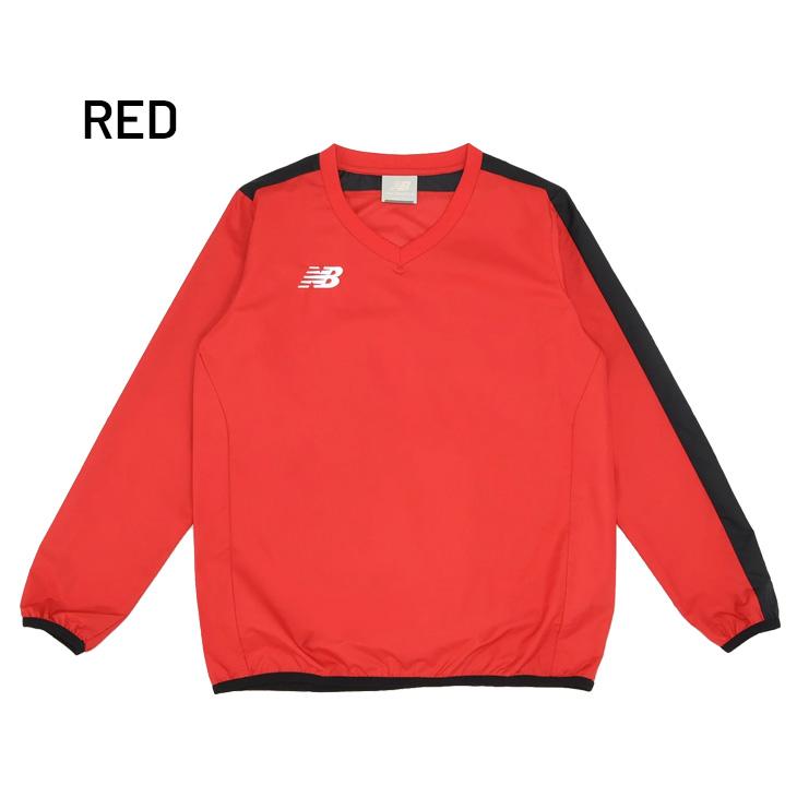 new balance 赤 長袖 サッカーウェア Lサイズ New Balance（ニューバランス） キッズ ピステシャツ 長袖 ジュニア
