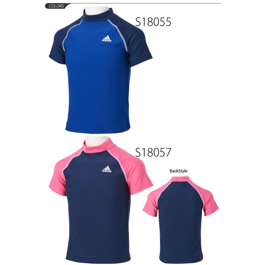 adidas キッズ 水着 ラッシュガード 子供用 半袖/adidas